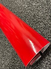 Red gloss vinyl for sale  STOCKPORT