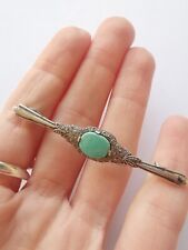 Vintage 835 Silver Pretty Turquoise Brooch . R99  for sale  Shipping to South Africa