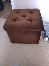 Padded storage seat for sale  ANDOVER