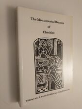 Monumental brasses cheshire for sale  UK
