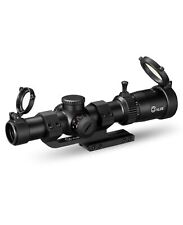 1-6x24 LPVO Rifle Scope R/G Illumination R16 MOA SFP Reticle + Cantilever Mount, used for sale  Shipping to South Africa