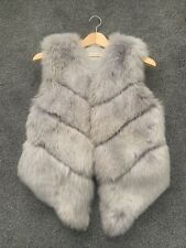 Grey faux fur for sale  SIDCUP