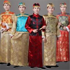 Fantasia Cosplay Masculina Tradicional Chinesa Qing Roupas Imperador Príncipe Robe Show comprar usado  Enviando para Brazil