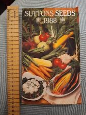 1988 suttons seeds for sale  LONDON