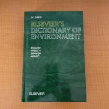 Diccionario Ambiental Elsevier Inglés Francés Español Árabe Multili #YNB76R segunda mano  Embacar hacia Argentina