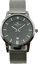 Oskar Emil Jupiter Classic Slimline Quality Watch Silver Stainless Steel Mesh for sale  Shipping to South Africa