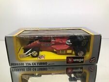 BBURAGO 6111 FERRARI 126 C4 TURBO F1 1988 #27 MANSELL -RED 1:24- GOOD IN BOX, used for sale  Shipping to South Africa
