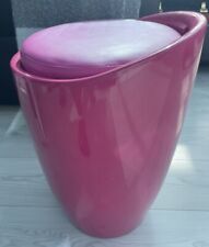 Pink pouffe stool for sale  WALSALL