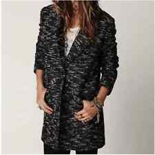 Free People Jackets & Coats Oversized Tweed Boucle Textured Jacket Medium Preppy for sale  Shipping to South Africa