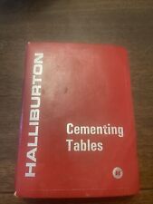 Mesas de cemento Halliburton Red Book 1999 H02258, usado segunda mano  Embacar hacia Argentina