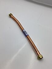 (QUANTIDADE 3) Conector de água flexível cobre latão 18" tubo de ferro 3/4" F WB00-18N, usado comprar usado  Enviando para Brazil
