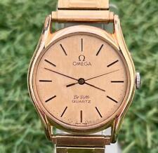 Usado, Relógio masculino Omega Deville quartzo redondo 31 mm ouro vintage fabricado na Suíça comprar usado  Enviando para Brazil