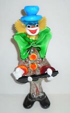 Vintage Murano Glass Clown 12.5" Made in Italy Make a Classy statement Gift for sale  Shipping to Canada