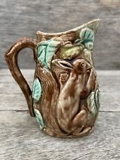 Antique majolica squirrel for sale  UK