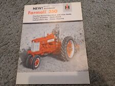 Usado, Folheto de vendas vintage McCormick Farmall 350 International Harvester Tractor comprar usado  Enviando para Brazil