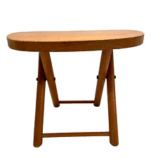 Vintage Nevco Fold-n Carry Wooden Stool Yugoslavia Flower/Plant Stand for sale  Shipping to South Africa
