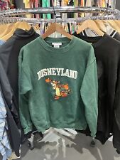 Sudadera Vintage Tigger Winnie Disneyland Bordada Verde Cuello Redondo Talla Pequeña segunda mano  Embacar hacia Mexico