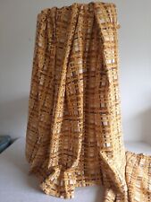 Pair barkcloth curtains for sale  HINCKLEY
