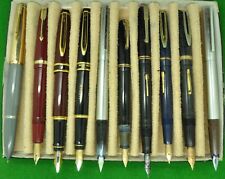 Usado, 10 canetas tinteiro vintage em bom estado inclui Parker 51 e Watermans comprar usado  Enviando para Brazil