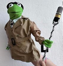 Títere de mano trabajadora Kermit The Frog Sesame Street periodista segunda mano  Embacar hacia Mexico