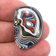 DVH Freightliner Fordite Cabochon Portland, OR Western Star 34x24x6mm (5560) for sale  Shipping to South Africa