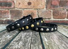 Leather round studded for sale  BRIDLINGTON