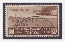 Tripolitania 1934 aerea usato  Pietrasanta