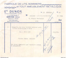 1956 invoice sommiers d'occasion  Expédié en Belgium