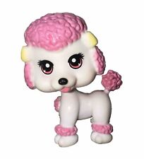 Usado, Brinquedo miniatura My Pet Pals poodle branco cachorro cabelo rosa olhos cabeça vira arcos amarelos comprar usado  Enviando para Brazil