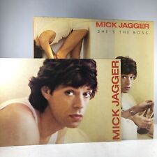 Usado, Mick Jagger She’s The Boss Lp Vinil Brasil 1985 Promo Com Comunicado de Imprensa 138.616 comprar usado  Brasil 