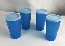 Copos Bebida Plástico Tupperware Conjunto De 4 Peças Com Cobre 12 Oz Azul comprar usado  Enviando para Brazil
