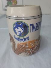 NBA MINNESOTA TIMBERWOLVES WOLVES  Beer Stein Mug Sportssteins CUI 1739 , used for sale  Shipping to South Africa