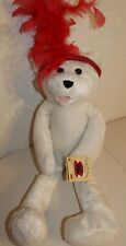Used, Chantilly Lane Musical Plush Roxie Song Bear - Red Boa, I Wanna Be Loved By You. for sale  Palm Bay