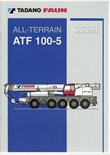 Usado, Tadano Faun ATF 100-5 Prospekt 2002 D GB F E Autokran brochure mobile crane comprar usado  Enviando para Brazil