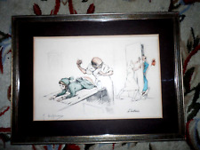 Gaston Hoffman 1950s Signed Lithograph "L'intrus" for sale  Shipping to South Africa