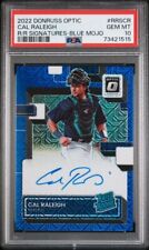 2022 Donruss Optic Cal Raleigh Rated Rookie Auto Blue Mojo 35/49 PSA 10 GEM MINT, used for sale  Shipping to South Africa
