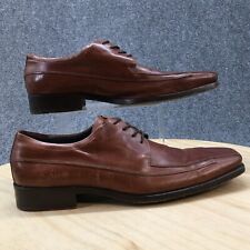 Used, Aldo Shoes Mens 46 Oxford Brown Leather Square Toe Lace Cuban Casual Comfort for sale  Shipping to South Africa
