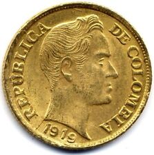 Colombia pesos 1919 usato  Milano