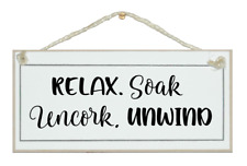 Relax soak uncork for sale  CRANBROOK