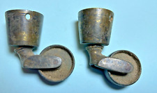 Brass cup castors for sale  Shipping to Ireland