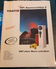 Visaton bauvorschläge 1988 gebraucht kaufen  Röbel