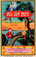 Noi-Zee Boy C3, 80/20s Firecracker Brick Label for sale  Shipping to South Africa