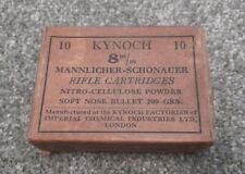 Usado, Colecionadores vazios caixa de 2 peças de cartuchos Kynoch Mannliche comprar usado  Enviando para Brazil