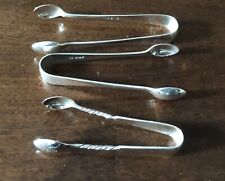 Three solid silver for sale  SAXMUNDHAM