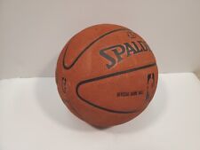 Balón de baloncesto de cuero oficial Spalding 2006 Cross Traxxion NBA Game segunda mano  Embacar hacia Argentina