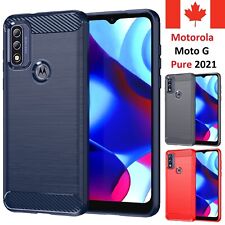 Funda para Motorola Moto G Pure 2021/G Power 2022/G Play 2023 - fibra de carbono segunda mano  Embacar hacia Argentina