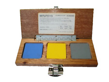 CONJUNTO DE BLOCOS DE TESTE DURÔMETRO COM ESTOJO MITUTOYO 64AAA964. comprar usado  Enviando para Brazil