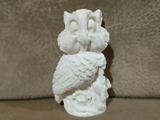 A.Santini Sculpture Classic Figure Vintage Rare Alabaster Owl Made in Italy 4", used for sale  Lancaster