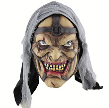 Usado, Máscara cafetão bruxo terror Halloween látex máscara fantasma assustador mal adereços para capacete comprar usado  Enviando para Brazil