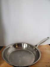 Pampered Chef 10" Stainless Steel Skillet Frying Pan Saute Omelet 10 Inch for sale  Shipping to South Africa